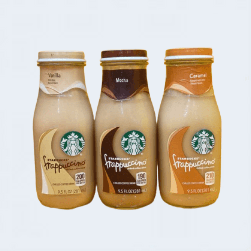 <h4>Starbucks Frappuccino Coffee</h4>
                                    <div class='border-bottom my-3'></div> 
                                    <table id='alt-table' cellpadding='3' cellspacing='1' border='1' align='center' width='80%'>
                                        <thead id='head-dark'><tr><th>Quantity</th><th>Price/Unit</th></tr></thead>
                                        <tr><td>281ml</td><td class='price'>₹350</td></tr>
                                    </table>
                                    <b class='text-start'>Description :</b>
                                            <p class='text-justify mt-2'>Starbucks uses their Frappuccino Roast coffee which is an instant coffee blend made of Italian Roast and Signature Espresso mixed in water. Use VIA Instant Italian Roast to get the closest flavor.</p>