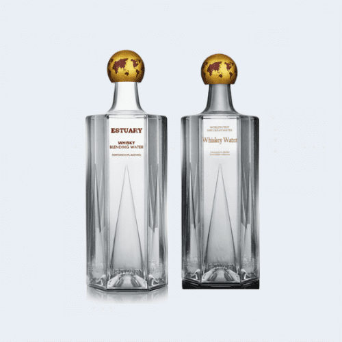 <h4>Estuary Blended & Single Malt Water</h4>
                                    <div class='border-bottom my-3'></div> 
                                    <table id='alt-table' cellpadding='3' cellspacing='1' border='1' align='center' width='80%'>
                                        <thead id='head-dark'><tr><th>Quantity</th><th>Price/Unit</th></tr></thead>
                                        <tr><td>750ml</td><td class='price'>₹375</td></tr>
                                        <tr><td>750ml</td><td class='price'>₹425</td></tr>
                                    </table>
                                    <b class='text-start'>Description :</b>
                                            <p class='text-justify mt-2'>Estuary Single Malt Water is the worlds first Epicurean water that is bottled and formulated in India for the World. Estuary brings to you a range of 8 variants of highly formulated waters which combine mystically with the products they are blended in to give the true taste and experience of the product.</p>