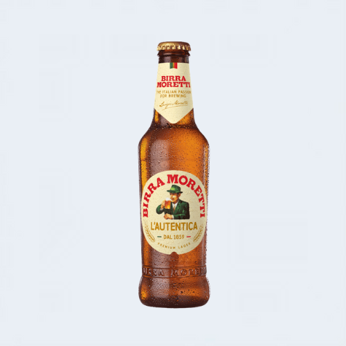 <h4>Birra Moretti Lager Beer</h4>
                                    <div class='border-bottom my-3'></div>
                                    <table id='alt-table' cellpadding='3' cellspacing='1' border='1' align='center' width='80%'>
                                        <thead id='head-dark'><tr><th>Quantity</th><th>Price/Unit</th></tr></thead>
                                        <tr><td>330ml</td><td class='price'>₹240</td></tr>
                                    </table>
                                    <b class='text-start'>Description :</b>
                                            <p class='text-justify mt-2'>Birra Moretti is an authentically Italian quality lager brewed with passion and the finest ingredients. A special blend of hops that gives a unique taste and aroma, enhancing its perfectly balanced bitterness.</p>