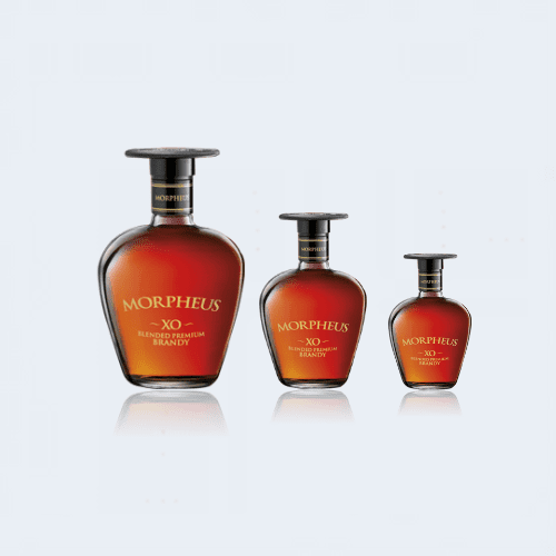 <h4>Morpheus Xo brandy</h4>
                                    <div class='border-bottom my-3'></div> 
                                    <table id='alt-table' cellpadding='3' cellspacing='1' border='1' align='center' width='80%'>
                                        <thead id='head-dark'><tr><th>Quantity</th><th>Price/Unit</th></tr></thead>
                                        <tr><td class='price'>180ml</td><td class='price'>₹220</td></tr>
                                        <tr><td class='price'>375ml</td><td class='price'>₹450</td></tr>
                                        <tr><td class='price'>750ml</td><td class='price'>₹870</td></tr>
                                    </table>
                                    <b class='text-start'>Description :</b>
                                            <p class='text-justify mt-2'>Morpheus has a legacy of five Gold medals at the prestigious Monde Selection. Tasting Notes: Nose: Intense fruity and floral top note, complimented with dried fruits like raisin and prune in the base note. Palate: Heavy bodied and sweet with a lingering effect of matured wood, vanilla and raisin.</p>