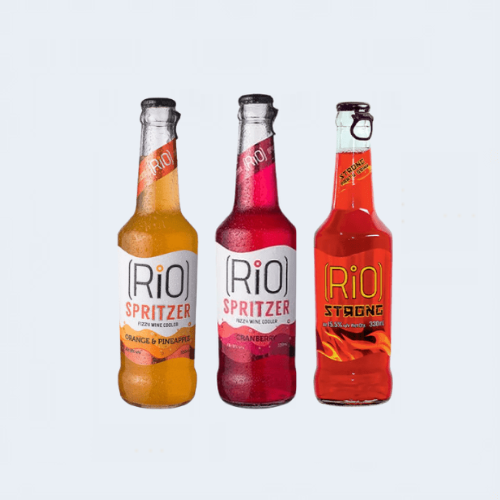 <h4>Rio Beer</h4>
                                    <div class='border-bottom my-3'></div> 
                                    <table id='alt-table' cellpadding='3' cellspacing='1' border='1' align='center' width='80%'>
                                        <thead id='head-dark'><tr><th>Quantity</th><th>Price/Unit</th></tr></thead>
                                        <tr><td>330ml</td><td class='price'>₹120</td></tr>
                                    </table>
                                    <b class='text-start'>Description :</b>
                                            <p class='text-justify mt-2'>Rio Strong brings to you Strong Party Drink is India's first fizzy port wine. It is really strong that contains 15.5% alcohol and it is also fizzed up making it a deliciously refreshing party starter. It is less sweet on the palate but yet strong.</p>