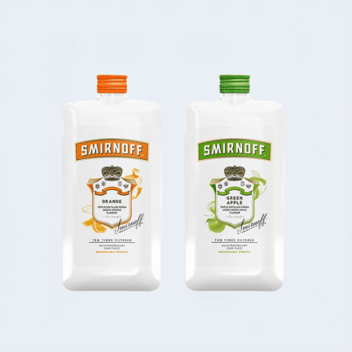 <h4>Smirnoff Flavoured Vodka</h4>
                                        <div class='border-bottom my-3'></div> 
                                    <table id='alt-table' cellpadding='3' cellspacing='1' border='1' align='center' width='80%'>
                                        <thead id='head-dark'><tr><th>Quantity</th><th>Price/Unit</th></tr></thead>
                                        <tr><td>180ml</td><td class='price'>₹240</td></tr>
                                    </table>
                                    <b class='text-start'>Description :</b>
                                            <p class='text-justify mt-2'>Smirnoff Vodka is the largest vodka brand in the world. It is an ultra smooth vodka with a classic taste that has inspired other varieties of vodkas worldwide.</p>