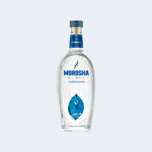<h4>Morosha Carpathian Vodka</h4>
                                        <div class='border-bottom my-3'></div> 
                                    <table id='alt-table' cellpadding='3' cellspacing='1' border='1' align='center' width='80%'>
                                        <thead id='head-dark'><tr><th>Quantity</th><th>Price/Unit</th></tr></thead>
                                        <tr><td>700ml</td><td class='price'>₹1680</td></tr>
                                    </table>
                                    <b class='text-start'>Description :</b>
                                            <p class='text-justify mt-2'>Morosha Carpathian is a Premium vodka brewed in Ukraine using untreated mineral water from the Carpathians from a mountain spring. The aromatic spirit of eucalyptus, and white acacia gives a delicately soft, and light taste. The aromatic essence of lemon gives a pleasant, refreshing aftertaste.