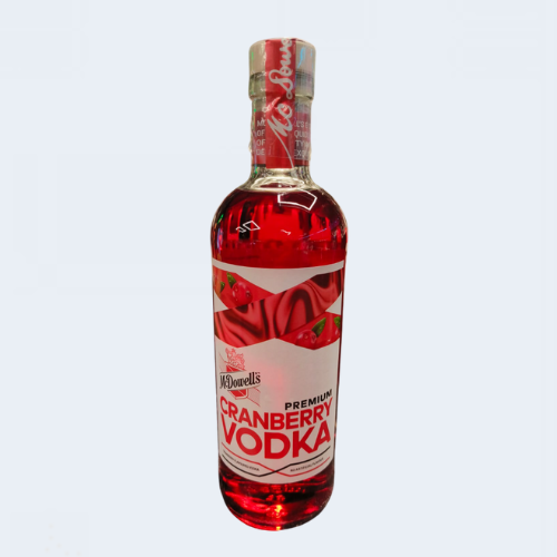 <h4>Mcdowell's premium cranberry vodka</h4>
                                             <div class='border-bottom my-3'></div> 
                                            <table id='alt-table' cellpadding='3' cellspacing='1' border='1' align='center' width='80%'>
                                                <thead id='head-dark'><tr><th>Quantity</th><th>Price/Unit</th></tr></thead>
                                                 <tr>
                                                    <td>750ml</td>
                                                    <td class='price'>₹770</td>
                                                </tr>
                                                
                                            </table>
                                            <b class='text-start'>Description :</b>
                                            <p class='text-justify mt-2'>
                                            McDowell's Premium Cranberry Vodka is a flavored vodka infused with the taste of cranberries. While specific tasting notes for this exact product are not readily available in the search results, similar cranberry-flavored vodkas are typically described as having a bright, tart, and refreshing cranberry flavor, often with hints of sweetness and a clean finish, making them suitable for cocktails or enjoying chilled. 
                                            </p>