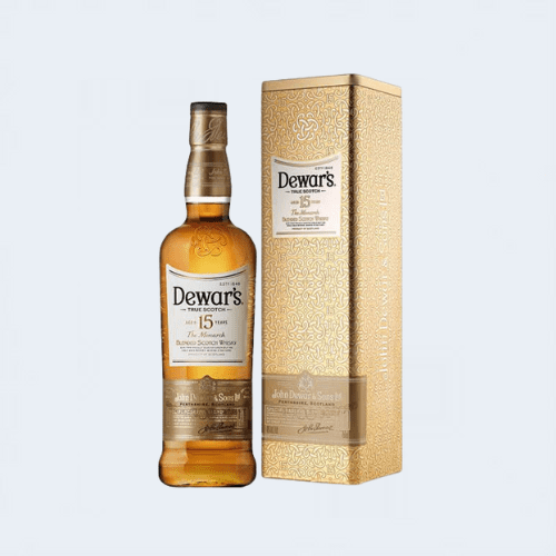 <h4>Dewar's 15YO Blended Scotch Whiskey</h4>
                                              <div class='border-bottom my-3'></div> 
                                            <table class='mb-3' id='alt-table' cellpadding='3' cellspacing='1' border='1' align='center' width='80%'>
                                                <thead id='head-dark'><tr><th>Quantity</th><th>Price/Unit</th></tr></thead>
                                                <tr><td>750ml</td><td class='price'>₹3190</td></tr>
                                            </table>
                                            <b class='text-start'>Description :</b>
                                            <p class='text-justify mt-2'>Dewar's 15YO Blended Scotch is Rich and quite complex with hints of vanilla and butterscotch grape jam mixed with oak. PALATE: Rich, sweet nicely balanced with oak spices, orange peel, wood, and vanilla. Enough pepper notes to give a bit of a bite, but well balanced enough not to overwhelm the sweeter notes.</p>