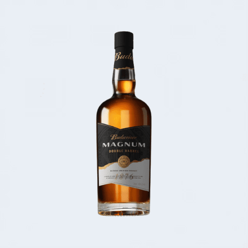 <h4>Budweiser Magnum Double Barrel Whiskey</h4>
                                              <div class='border-bottom my-3'></div> 
                                            <table class='mb-3' id='alt-table' cellpadding='3' cellspacing='1' border='1' align='center' width='80%'>
                                                <thead id='head-dark'><tr><th>Quantity</th><th>Price/Unit</th></tr></thead>
                                                <tr><td>750ml</td><td class='price'>₹1900</td></tr>
                                            </table>
                                            <b class='text-start'>Description :</b>
                                            <p class='text-justify mt-2'>Budweiser Magnum Double Barrel Whiskey is soft and well-rounded with continued vanilla cream. Fresh pear, banana and hints of cardamom and oak. Spicy with bits of oak intermingling with the sweetness and brown sugar notes.</p>