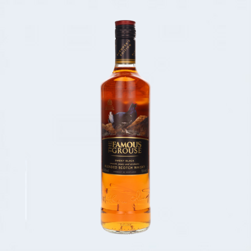 <h4>Famous Grouse Smoky Black</h4>
                                             <div class='border-bottom my-3'></div> 
                                            <table id='alt-table' cellpadding='3' cellspacing='1' border='1' align='center' width='80%'>
                                                <thead id='head-dark'><tr><th>Quantity</th><th>Price/Unit</th></tr></thead>
                                                <tr><td>750ml</td><td class='price'>₹2270</td></tr>
                                            </table>
                                            <b class='text-start'>Description :</b>
                                            <p class='text-justify mt-2'>
                                              Palate: smoky, fruity and slightly spicy, bananas, apples, sweet cereals, pepper, a touch of anise and notes of charred oak. Finish: not too long, with notes of barley malt, caramel, maple syrup, charred oak and peat smoke in the background.
                                            </p>