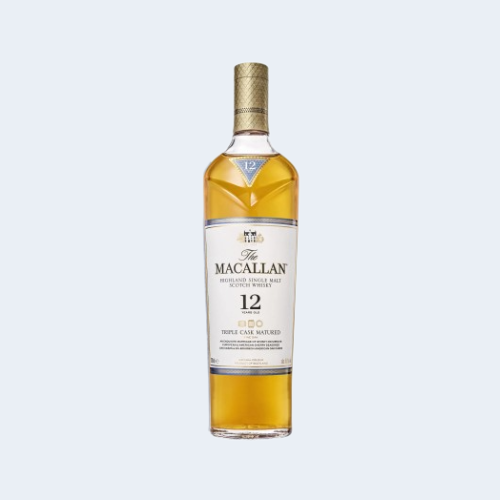 <h4>Macallan 12YO Triple Cask Matured Scotch Whiskey</h4>
                                             <div class='border-bottom my-3'></div> 
                                            <table id='alt-table' cellpadding='3' cellspacing='1' border='1' align='center' width='80%'>
                                                <thead id='head-dark'><tr><th>Quantity</th><th>Price/Unit</th></tr></thead>
                                                <tr><td>750ml</td><td class='price'>₹8340</td></tr>
                                            </table>
                                            <b class='text-start'>Description :</b>
                                            <p class='text-justify mt-2'>Macallan 12YO Triple Cask Matured Scotch is a classic sherry-cask-matured Speyside that makes a very good gateway into the single malt category. Flavors of fruitcake, warmed bread, soaked raisins, and clove lead to a warm, medium to long finish noted with pear, cigar and peppery clove notes.</p>