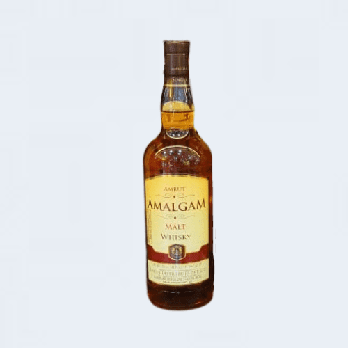 <h4>Amrut Amalgam Single Malt Scotch Whiskey</h4>
                                             <div class='border-bottom my-3'></div> 
                                            <table id='alt-table' cellpadding='3' cellspacing='1' border='1' align='center' width='80%'>
                                                <thead id='head-dark'><tr><th>Quantity</th><th>Price/Unit</th></tr></thead>
                                                <tr><td>750ml</td><td class='price'>₹4000</td></tr>
                                            </table>
                                            <b class='text-start'>Description :</b>
                                            <p class='text-justify mt-2'>Amrut Amalgam Malt Whisky is a unique and innovative whisky that is made by blending malted barley and wheat with peated malt. This results in a whisky that has the smoky flavor of peaty whiskies, along with the malty sweetness of other types of whisky.</p>
