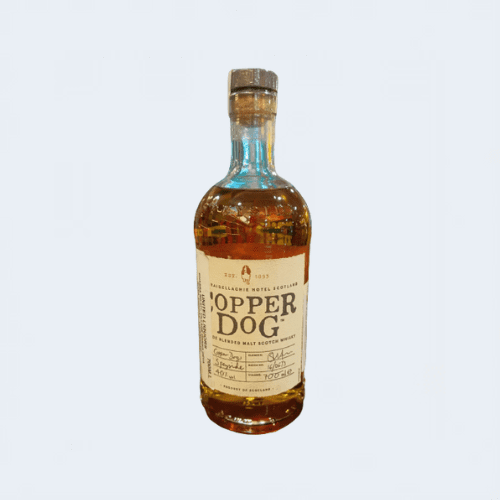 <h4>Copper Dog Blended Malt Scotch Whiskey</h4>
                                             <div class='border-bottom my-3'></div> 
                                            <table id='alt-table' cellpadding='3' cellspacing='1' border='1' align='center' width='80%'>
                                                <thead id='head-dark'><tr><th>Quantity</th><th>Price/Unit</th></tr></thead>
                                                <tr><td>700ml</td><td class='price'>₹3830</td></tr>
                                            </table>
                                            <b class='text-start'>Description :</b>
                                            <p class='text-justify mt-2'>Copper Dog is a Scotch whisky that sums up all that is good about Speyside. A combination of eight single malts, Copper Dog is deliciously fruity with a hint of honey and spice.</p>