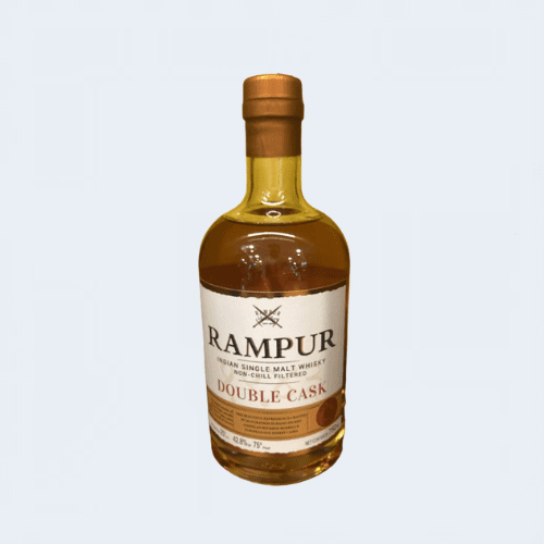 <h4>Rampur Indian Double Cask Whiskey</h4>
                                             <div class='border-bottom my-3'></div> 
                                            <table id='alt-table' cellpadding='3' cellspacing='1' border='1' align='center' width='80%'>
                                                <thead id='head-dark'><tr><th>Quantity</th><th>Price/Unit</th></tr></thead>
                                                <tr><td>750ml</td><td class='price'>₹8510</td></tr>
                                            </table>
                                            <b class='text-start'>Description :</b>
                                            <p class='text-justify mt-2'>Rampur is a non-chill filtered single malt, distilled and matured in the foothills of the Himalayas. Styled as “The Kohinoor of Single Malts”, this super premium malt whisky is steeped in the rich Indian heritage and enduring traditions of the Maharajas.</p>