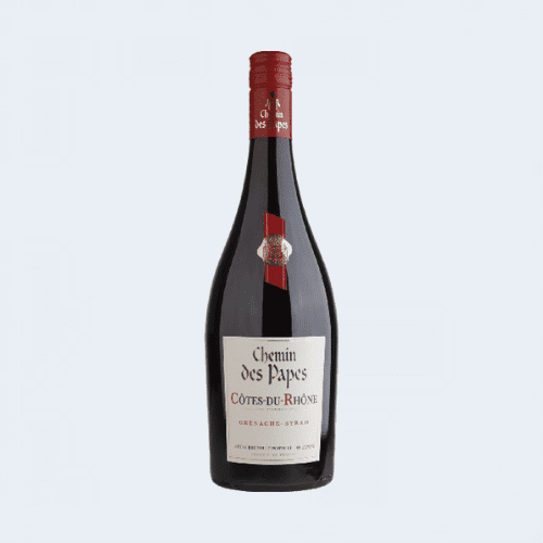 <h4>Chemin Des Papes Cotes-Du-Rhone Red Wine</h4>
                                            <div class='border-bottom my-3'></div>
                                            <table id='alt-table' cellpadding='3' cellspacing='1' border='1' align='center' width='80%'>
                                            <thead id='head-dark'><tr><th>Quantity</th><th>Price/Unit</th></tr></thead>
                                            <tr><td>750ml</td><td class='price'>₹7500</td></tr>
                                        </table>
                                        <b class='text-start'>Description :</b>
                                            <p class='text-justify mt-2'>Chemin Des Papes Cotes-Du-Rhone easy-drinking, full-bodied wine features flavors of black currant, plum, and spice, with approachable tannins and a lengthy finish. In a typical Côtes du Rhône red, you'll have the GSM mix of Grenache, Syrah, and Mourvèdre, plus Cinsault and Carignan.</p>