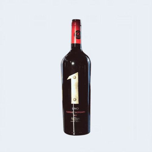 <h4>Antigal Cabernet Sauvignon Uno Red Wine</h4>
                                            <div class='border-bottom my-3'></div>
                                            <table id='alt-table' cellpadding='3' cellspacing='1' border='1' align='center' width='80%'>
                                            <thead id='head-dark'><tr><th>Quantity</th><th>Price/Unit</th></tr></thead>
                                            <tr><td>750ml</td><td class='price'>₹3860</td></tr>
                                        </table>
                                        <b class='text-start'>Description :</b>
                                            <p class='text-justify mt-2'>Antigal Cabernet Sauvignon Cabernet Sauvignon displays a ruby red color of médium intensity. Primary aromas of red and black fruits with slight herbal notes are underscored by white pepper, spices, and hints of vanilla, coconut, and chocolate.</p>