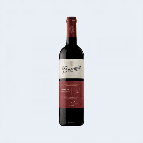 <h4>Beronia Rioja Crianza Red Wine</h4>
                                            <div class='border-bottom my-3'></div>
                                            <table id='alt-table' cellpadding='3' cellspacing='1' border='1' align='center' width='80%'>
                                            <thead id='head-dark'><tr><th>Quantity</th><th>Price/Unit</th></tr></thead>
                                            <tr><td>750ml</td><td class='price'>₹1610</td></tr>
                                        </table>
                                        <b class='text-start'>Description :</b>
                                            <p class='text-justify mt-2'>This Beronia Crianza shows an intense cherry colour. Attractive nose with red fruits and floral aromas in perfect harmony with mineral and cocoa notes. A balanced and sweet palate with the fruit standing out over a base of chocolate and coffee from the time spent in American oak.</p>