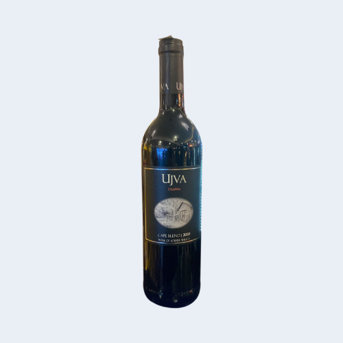 <h4>Ujva Ukuhleka Cape Blend Red Wine</h4>
                                            <div class='border-bottom my-3'></div>
                                            <table id='alt-table' cellpadding='3' cellspacing='1' border='1' align='center' width='80%'>
                                            <thead id='head-dark'><tr><th>Quantity</th><th>Price/Unit</th></tr></thead>
                                            <tr><td>750ml</td><td class='price'>₹2700</td></tr>
                                        </table>
                                        <b class='text-start'>Description :</b>
                                            <p class='text-justify mt-2'>Ujva Ukuhleka Cape Blend Red Wine is from selected vineyards in the prime red wine-growing area of the Devon Valley near Stellenbosch. It is a full-bodied blend of Merlot and South Africa's very own cultivar, Pilotage. The wine pairs beautifully with meat, cheese, curries, and pasta.</p>