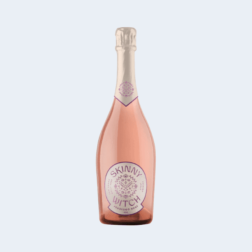 <h4>Skinny Witch Prosecco Rosé wine</h4>
                                            <div class='border-bottom my-3'></div>
                                            <table id='alt-table' cellpadding='3' cellspacing='1' border='1' align='center' width='80%'>
                                            <thead id='head-dark'><tr><th>Quantity</th><th>Price/Unit</th></tr></thead>
                                            <tr><td>750ml</td><td class='price'>₹4080</td></tr>
                                        </table>
                                        <b class='text-start'>Description :</b>
                                            <p class='text-justify mt-2'>Skinny Witch Prosecco Rosé wine is a light yet well-balanced, fruit-forward rosé wine that is simple yet crisp and provides a refreshing, thirst-quenching treat. The wine is rich with ripe, exotic citrus fruits like pineapple and red grapefruit that complement light hints of sea salt as the winery is close to the sea. With its light golden color and perfect mineral and fruit flavours, this is an authentic and traditional expression of a beautifully crafted Provence rosé wine.</p>