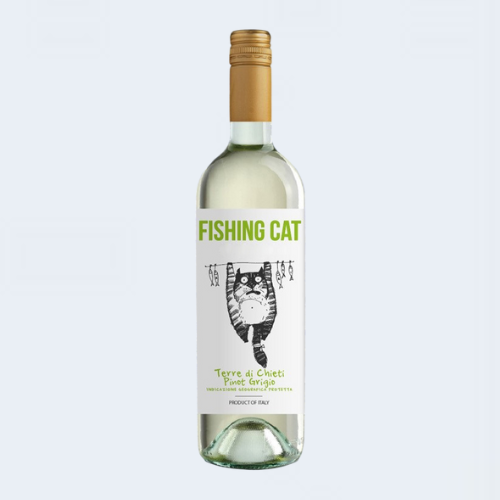 <h4>Fishing Cat Pinot Grigio</h4>
                                             <div class='border-bottom my-3'></div> 
                                            <table id='alt-table' cellpadding='3' cellspacing='1' border='1' align='center' width='80%'>
                                                <thead id='head-dark'><tr><th>Quantity</th><th>Price/Unit</th></tr></thead>
                                                 <tr>
                                                    <td>750ml</td>
                                                    <td class='price'>₹1780</td>
                                                </tr>
                                                
                                            </table>
                                            <b class='text-start'>Description :</b>
                                            <p class='text-justify mt-2'>
                                               The 'Fishing Cat' Pinot Grigio is a crisp, light Italian white wine with pale straw color, green hints, and fresh aromas of green apple, citrus, and white flowers, offering delicate flavors of pear and lemon with a clean, slightly savory finish, perfect for seafood, pasta, or as an aperitif. Its label features a stylized fishing cat, reflecting the brand's modern appeal, while the wine itself offers an accessible, refreshing taste from Abruzzo's diverse soils
                                            </p>